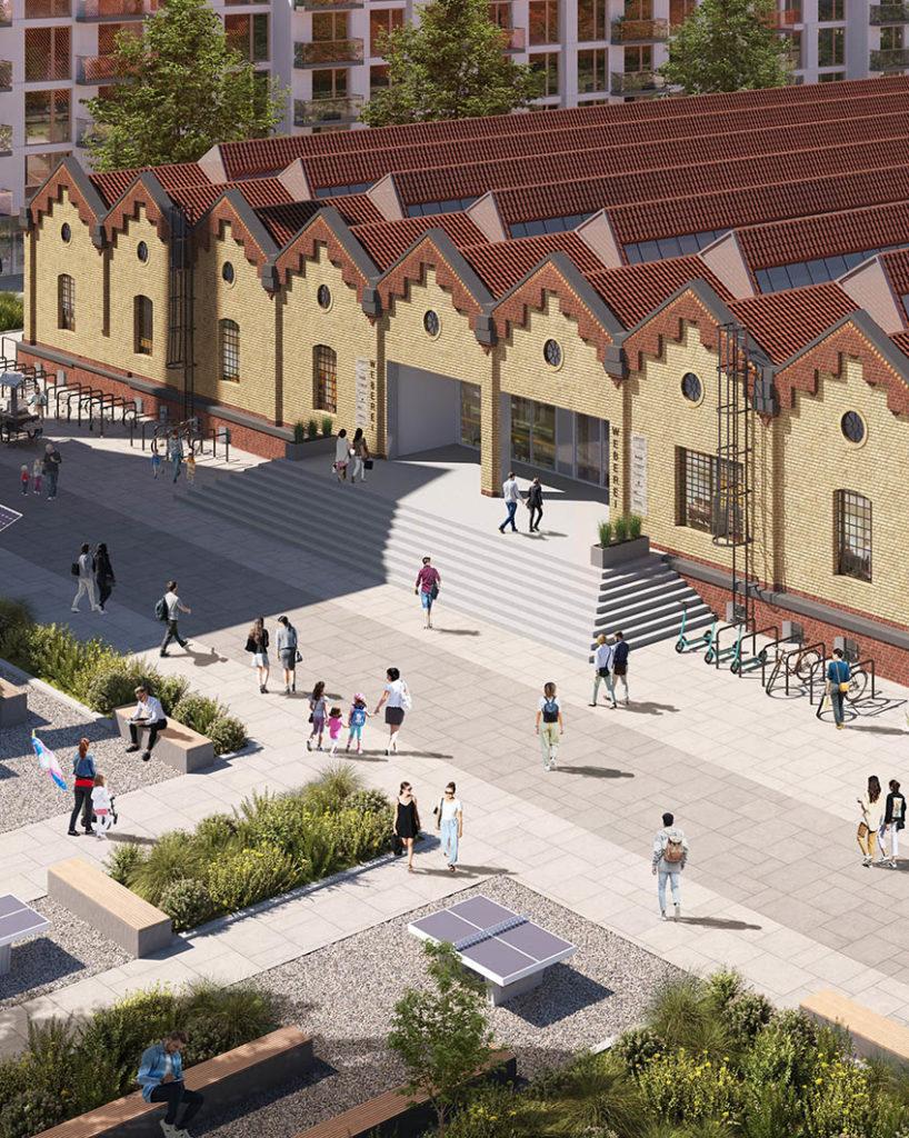 Otto Quartier Nutzungskonzept Betterworxatotto CG Elementum AG Gröner Group AG Ecobuilding.de Weberei