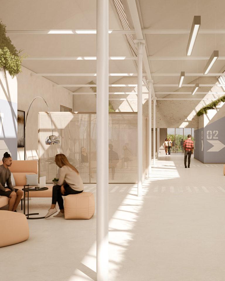 Otto Quartier Nutzungskonzept Betterworxatotto CG Elementum AG Gröner Group AG Ecobuilding.de Lagekarte Weberei Interior