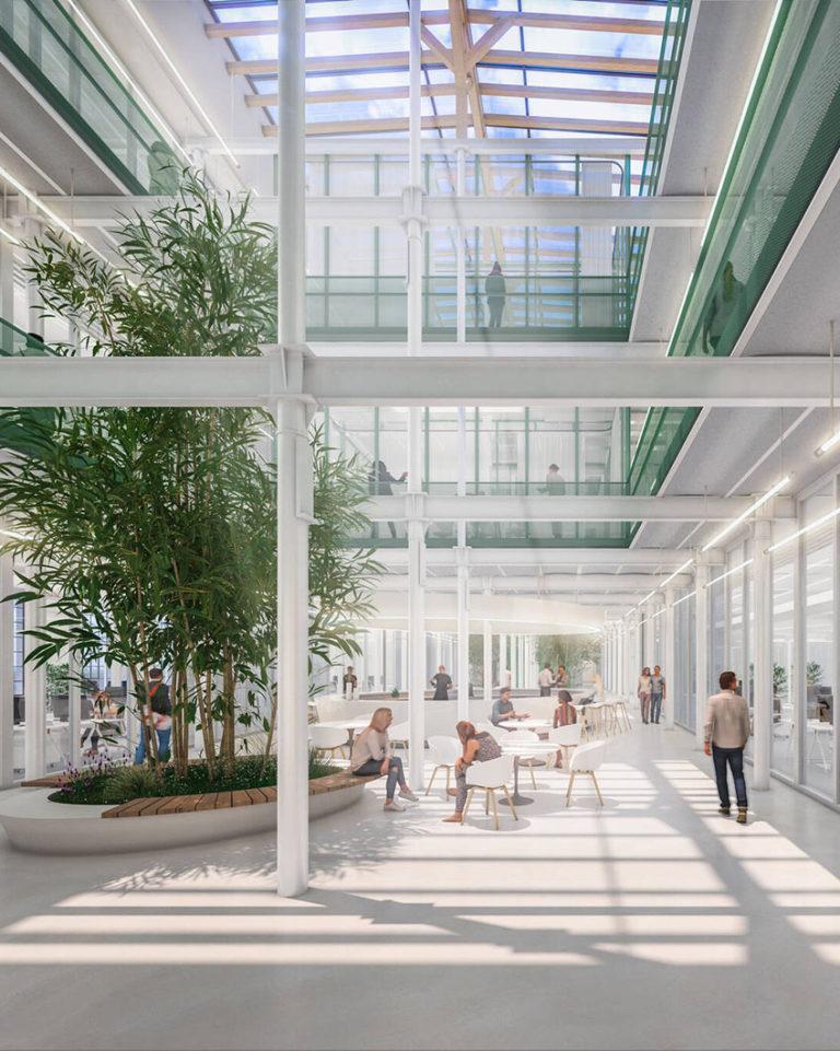 Otto Quartier Nutzungskonzept Betterworxatotto CG Elementum AG Gröner Group AG Ecobuilding.de Hochspinnerei Interior