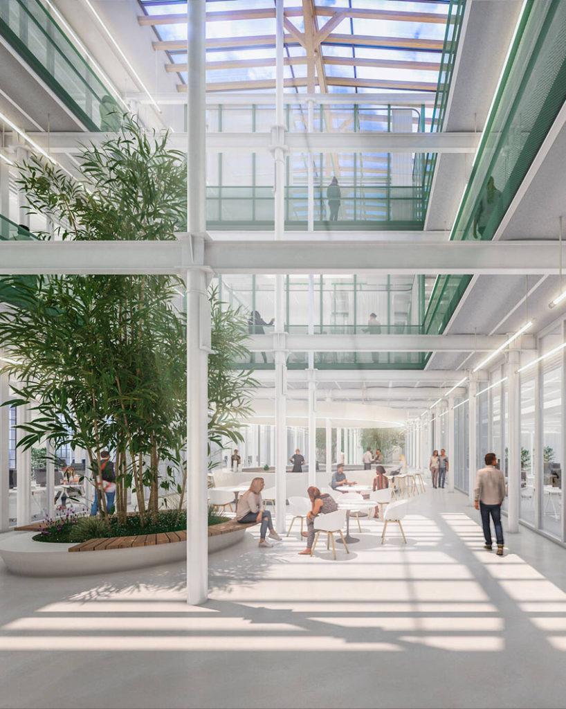 Otto Quartier Nutzungskonzept Betterworxatotto CG Elementum AG Gröner Group AG Ecobuilding.de Hochspinnerei Interior